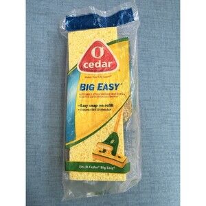O Cedar Big Easy Yellow Butterfly Sponge Mop Refill New Sealed